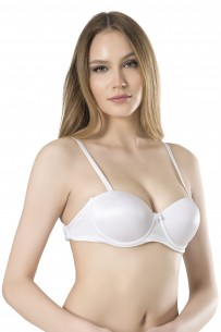 Fabony 3021 Basic Sırtı Şeffaf Boş Cup Sütyen: Gizli Şıklık ve Doğal Form