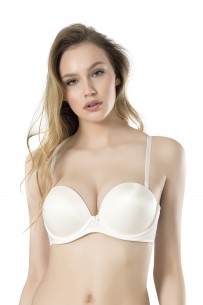 Fabony 3040 Basic Duble Dolgulu Straplez Sütyen: Maksimum Hacim, Askısız Güven