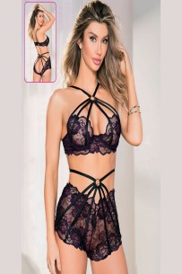 New Dreams 8304 Fantazi İç Giyim | Morun Derinliği ve Dantel Sanatı