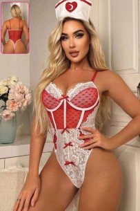 New Dreams 8480 Fantazi Body | Beyaz Geometrik File Tasarımı