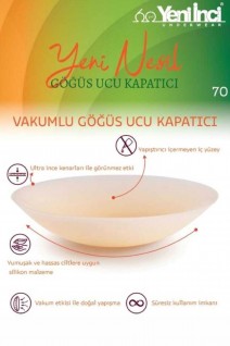 Yeni İnci 70 Vakumlu Göğüs Ucu | Mükemmel Şekil ve Görünmezlik | Cilt Rengi