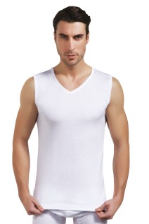 Saran 3012 Penye Erkek Sıfır Kol V Yaka: Gizli Konfor ve Şıklık